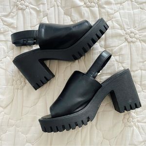 Open toe booties